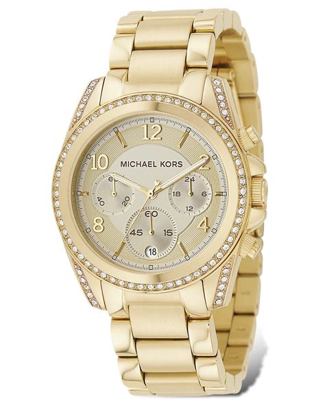 michael kors world watch gold|michael kors gold watch price.